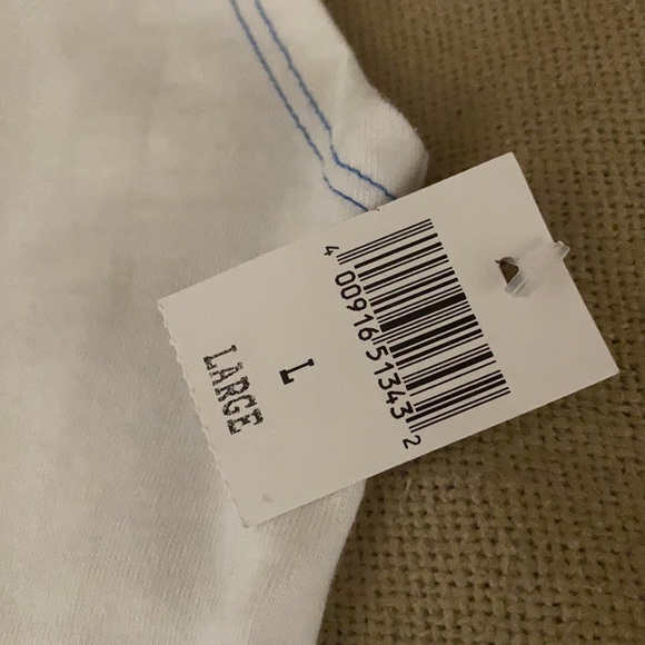 Disney MU Sleeveless Tee. White/Blue New with Tags - Picture 7 of 7